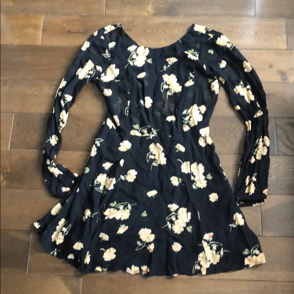 Reformation floral mini dress